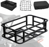 Rear Baskets with Waterproof Cover and Mesh Pocket